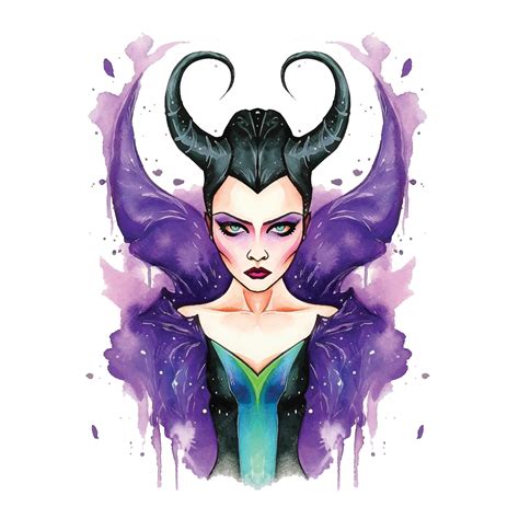 Maleficent Horns Cartoon