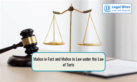 malice in law and malice in fact examples