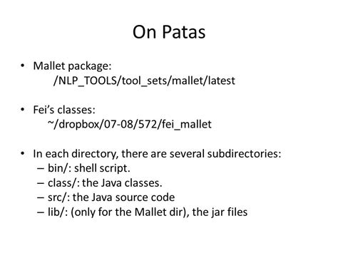 Mallet Java Version