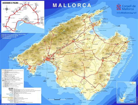 mallorca spain map majorca
