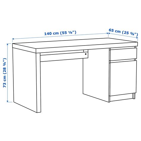 Malm Desk Ikea Dimensions