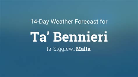 Malta Extended Forecast