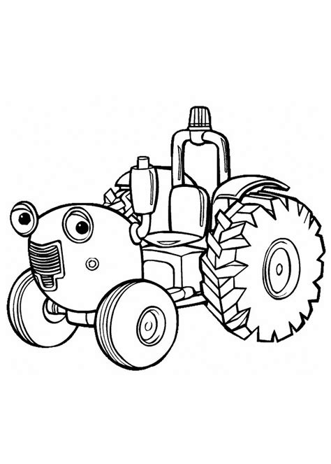 maluszek traktor tom kolorowanka