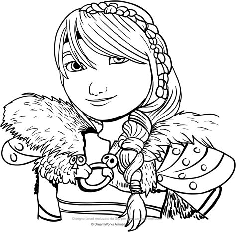 Nice coloring pages astrid stormfly on KidsnFun Coloring pages, How train your dragon