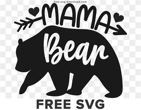 Mama Bear SVG File by PricklyPairGoods on Etsy Mama bear decal, Bear