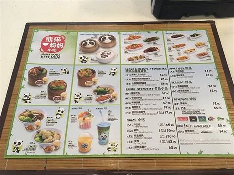 mama panda kitchen menu