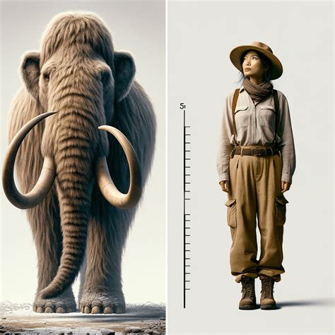 mammoth compared to human