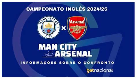 Manchester City x Arsenal ao vivo: onde assistir o Campeonato Inglês