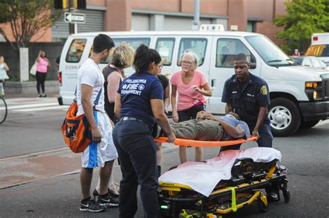 Young Man Hit By Car Lying On Road HighRes Stock Photo Getty Images