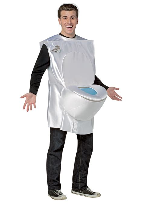 Toilet costume 2015. Lid lifts up for candy to be placed in. Inspired