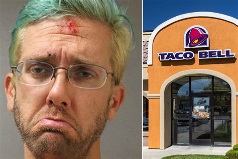 man arrested while eating taco bell
