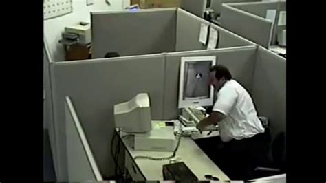 man breaking computer meme