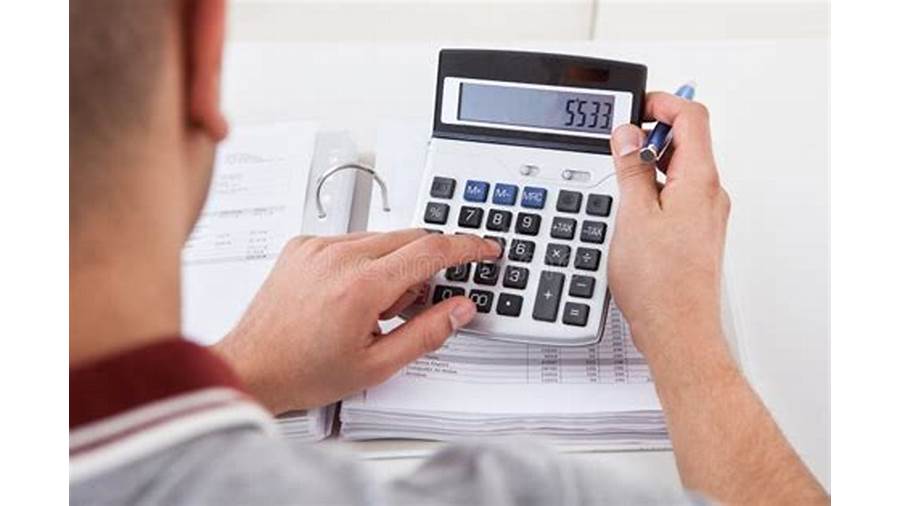 Man Calculating Finance