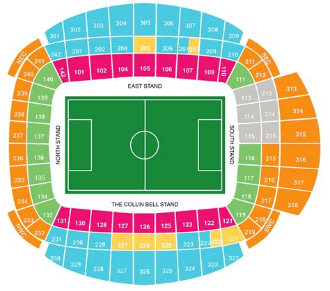 man city stadium layout