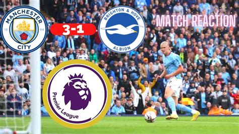 man city v brighton score