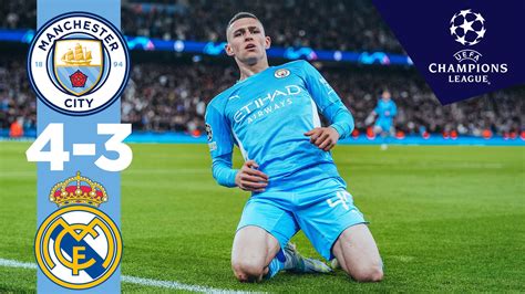 man city v real madrid semi final highlights