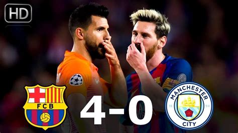 man city vs barcelona highlights