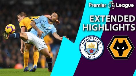 man city vs wolves highlights youtube today