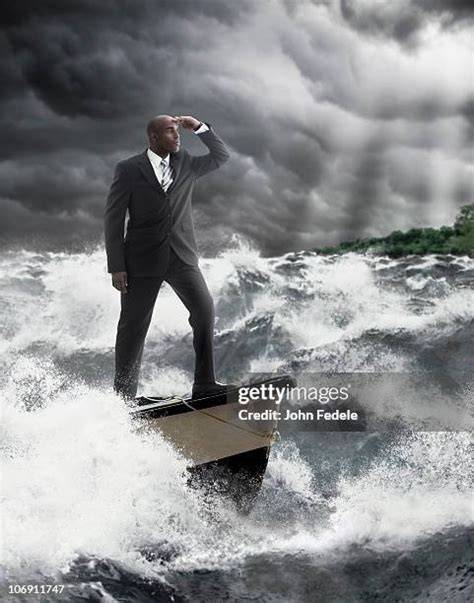man facing storm