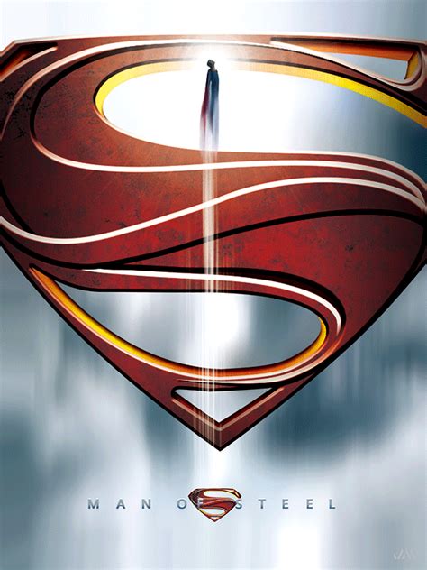 man of steel 3d poster