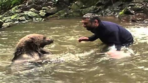 man saved a bear cub