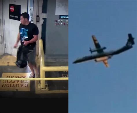 man steals alaska airlines plane