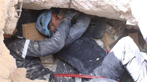 man survived trapped under rubble
