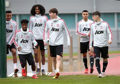 man u soccer practice