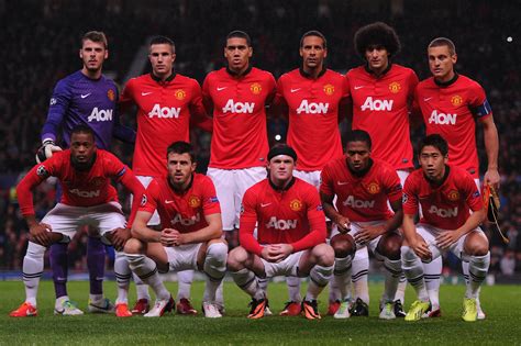 man u team line up