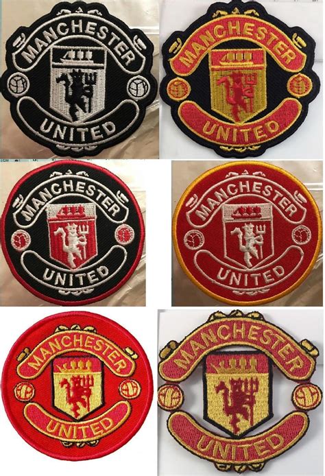 man united sew on badge