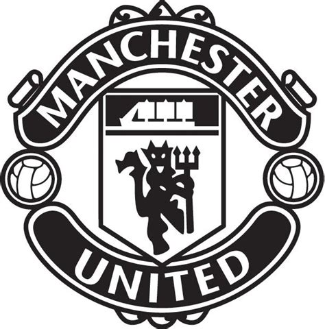 man utd logo silhouette