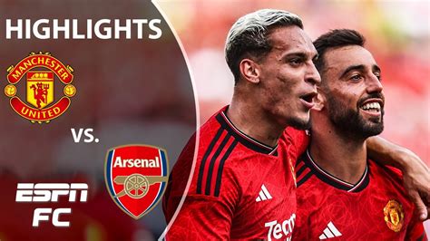 man utd v arsenal friendly highlights