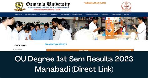 manabadi degree results 2024