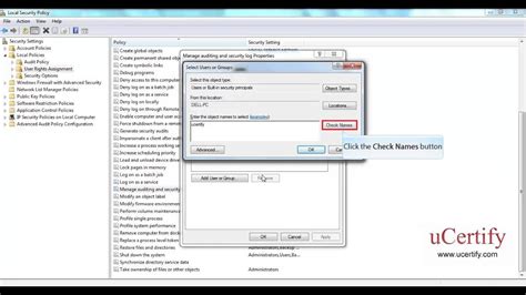 Manage Auditing And Security Log