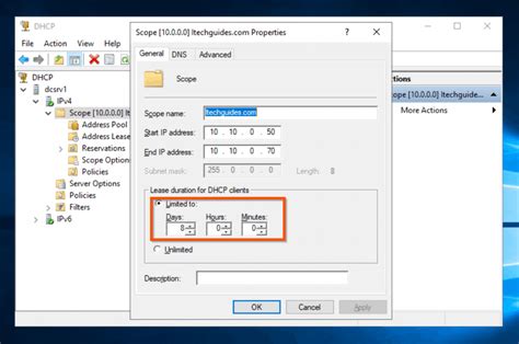 manage dhcp server from windows 10