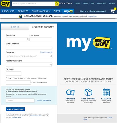manage my best buy account online