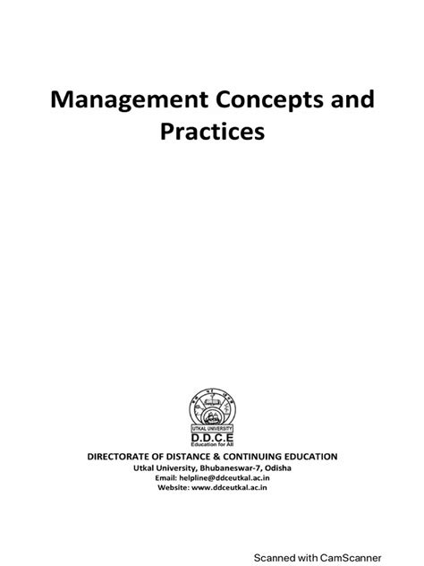 +14 Management Concepts And Practices Pdf Updated