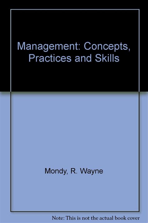 management concepts practices and skills