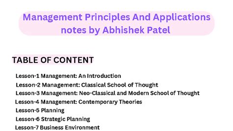 Reviews Management Principles And Applications Notes Trending
