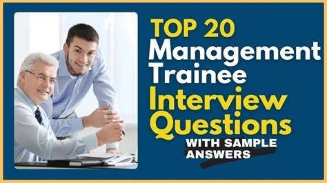 management trainee interview questions with answers
