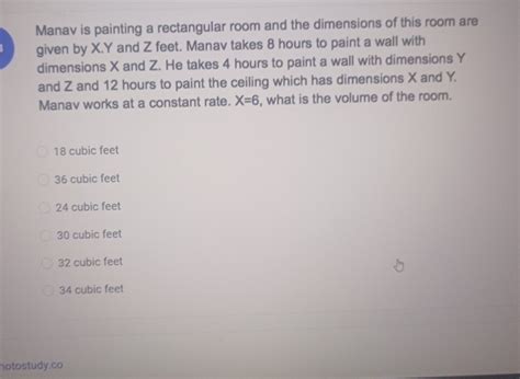 Manav Is Painting A Rectangular Room