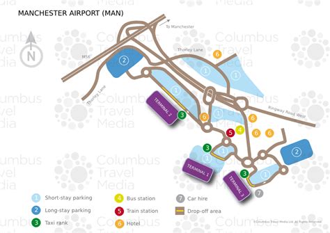 manchester airport map pdf