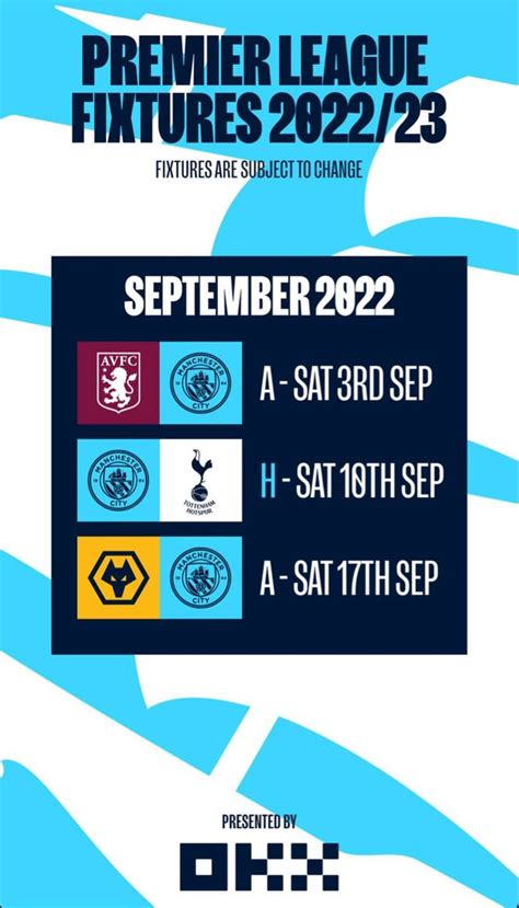 manchester city fixtures 2022 2023