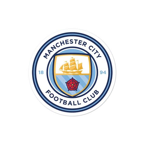 manchester city logo sticker