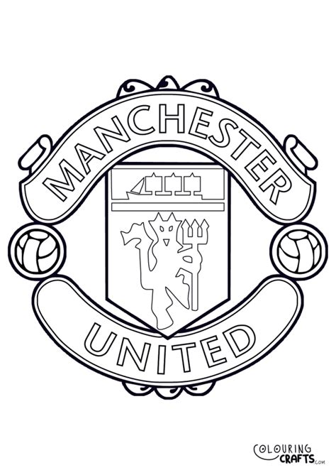 manchester united colouring in