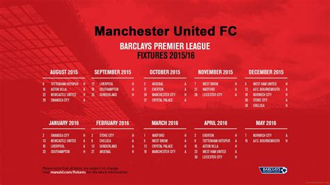 manchester united game schedule 2023