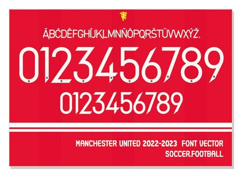 manchester united jersey 2022/23 font