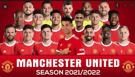 manchester united players list 2022