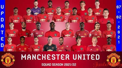 manchester united squad numbers 2021/22