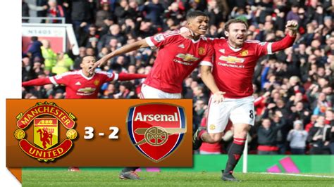 manchester united vs arsenal 3-2 2016